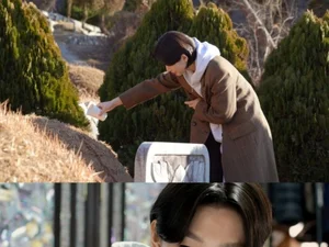 '편스토랑' 김용빈, 할머니 산소 앞 오열 