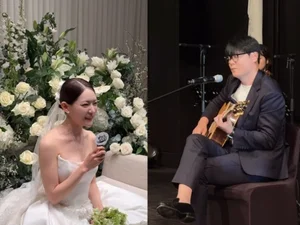 박은영 셰프, 신라호텔서 결혼…'흑백요리사' 총출동·최현석 축가