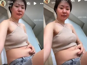 '장광 딸' 미자, 몰라보게 늘어난 뱃살…충격의 실시간 눈바디