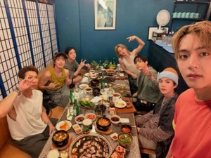 BTS’s V Captured at a Samgyeopsal Dinner After a Tottenham Show in London