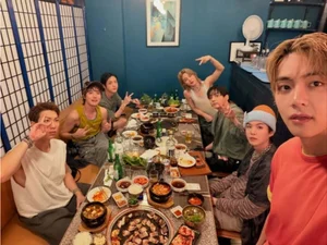 BTS V, nahuli matapos ang konsiyerto sa London Tottenham at naging usapang samgyeopsal