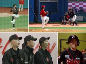 '야구여왕2' 블랙퀸즈, 개막전 만루 위기…산타즈 이대호 뜬다
