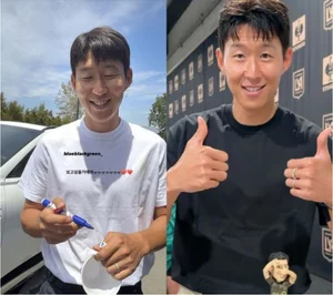 손흥민, 왼손 약지 반지에 또 결혼설… 달라진 결혼관도 재조명