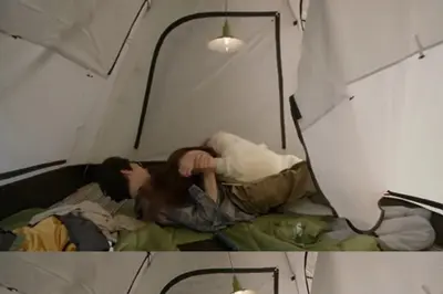 한지민, 춘천 캠핑장서 박성훈 품에…