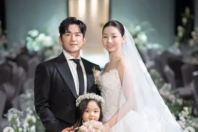 신화 이민우·이아미 결혼식 소감…딸과 함께한 '의자 춤' 화제