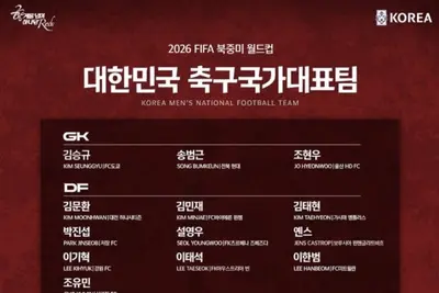 홍명보호 26인 최종 확정…'혼혈 최초' 카스트로프 승선