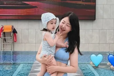 '90kg→52kg' 박수홍 아내 김다예, 완벽 비키니 자태