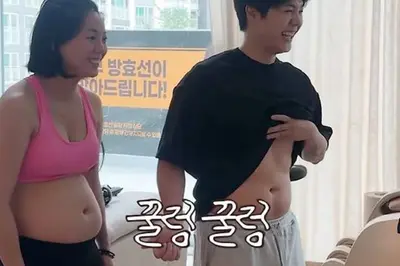 고은아, 60.9kg 술배 D라인 전격 공개… 2주 만에 3.3kg 폭풍 감량