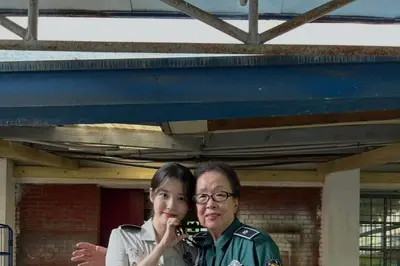 아이유, '디어 마이 크레이지 솔메이트' 뮤비 현장 공개…김영옥·나문희 등 출연