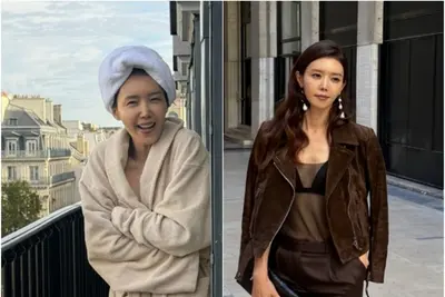 채정안, 파리 패션위크 파격 시스루 룩… 샤워가운 근황·'돌싱N모솔' MC 활약