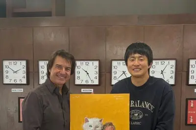 기안84, 톰 크루즈와 특별한 만남… 직접 그린 그림 선물·영화 '디거' 내한 이슈