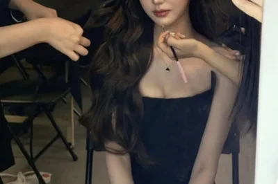 아이브 장원영, 블랙 튜브톱 드레스 입고 성숙미 폭발... 촬영 대기 중에도 완성형 미모 과시
