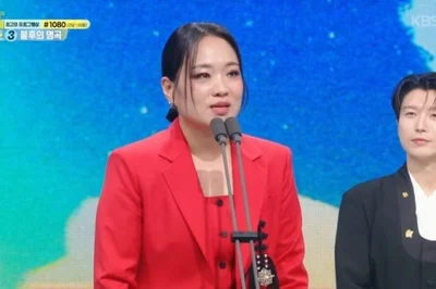 정지선 셰프, 2025 KBS 연예대상 인기상 수상 뇌종양 판정 동생 향한 눈물의 응원