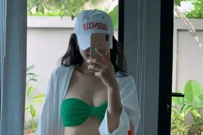 박성광 아내 이솔이, 초록색 비키니로 뽐낸 건강미… 