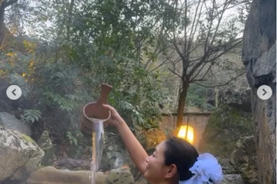 진재영, 교토 숲속 온천서 전하는 근황… 