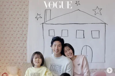 김나영♥마이큐, 두 아들과 행복한 가족화보…