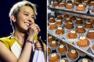 지드래곤, 팬미팅서 '데이지 호두과자' 역조공…역대급 스케일