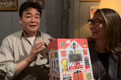 백종원, 브라질 영부인에 'BTS 진 전통주' 선물… 