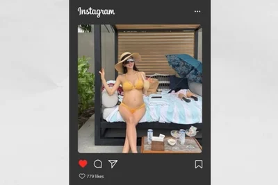 박현선, 셋째 임신 중에도 빛나는 비키니 자태… 