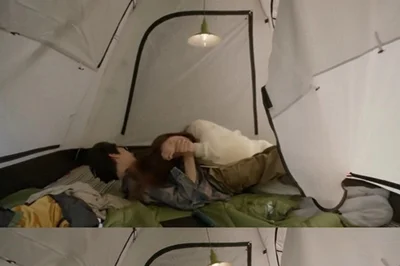 한지민, 춘천 캠핑장서 박성훈 품에…