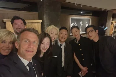 Cuộc gặp của Tổng thống Macron, Jun Ji-hyun và Felix: “Bức selfie đặc biệt của Tổng thống Pháp cùng các ngôi sao K”
