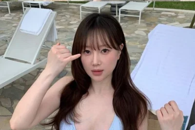 나인뮤지스 금조, 파격 비키니 D라인 공개…뱃살 아닌 아들