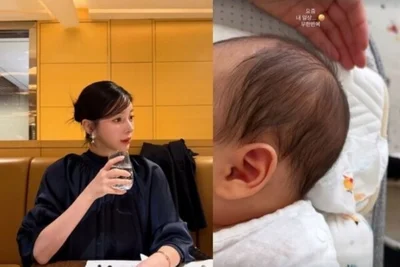 '여신강림' 야옹이 작가, 둘째 출산 근황 공개…산후 다이어트 선언