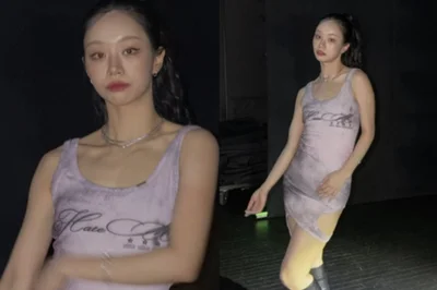 혜리, 화제의 '뱃살 착시 원피스' 당당 소화... 팬미팅 성료
