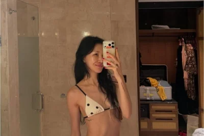 윤혜진, 발리서 산 '파격 껌딱지 비키니' 공개…태닝 비법은?