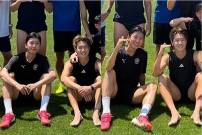 임영웅X이강인, 폭염도 막지 못한 '축구 케미'… 