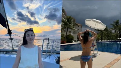 정다은, 오키나와서 뽐낸 반전 몸매… 