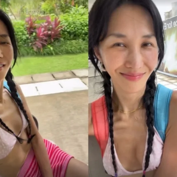 Yun Hye-jin, Berlibur dengan Putrinya Ji-on dalam 'Bikini Pink'... 