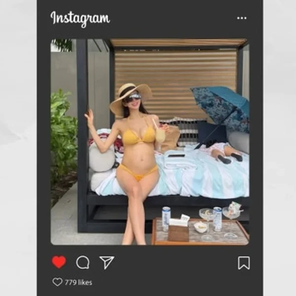 박현선, 셋째 임신 중에도 빛나는 비키니 자태… 