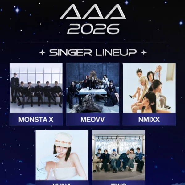 Những ngôi sao K-pop bay về Cao Hùng, MONSTA X, Yuna, TWS gia nhập “AAA 2026”