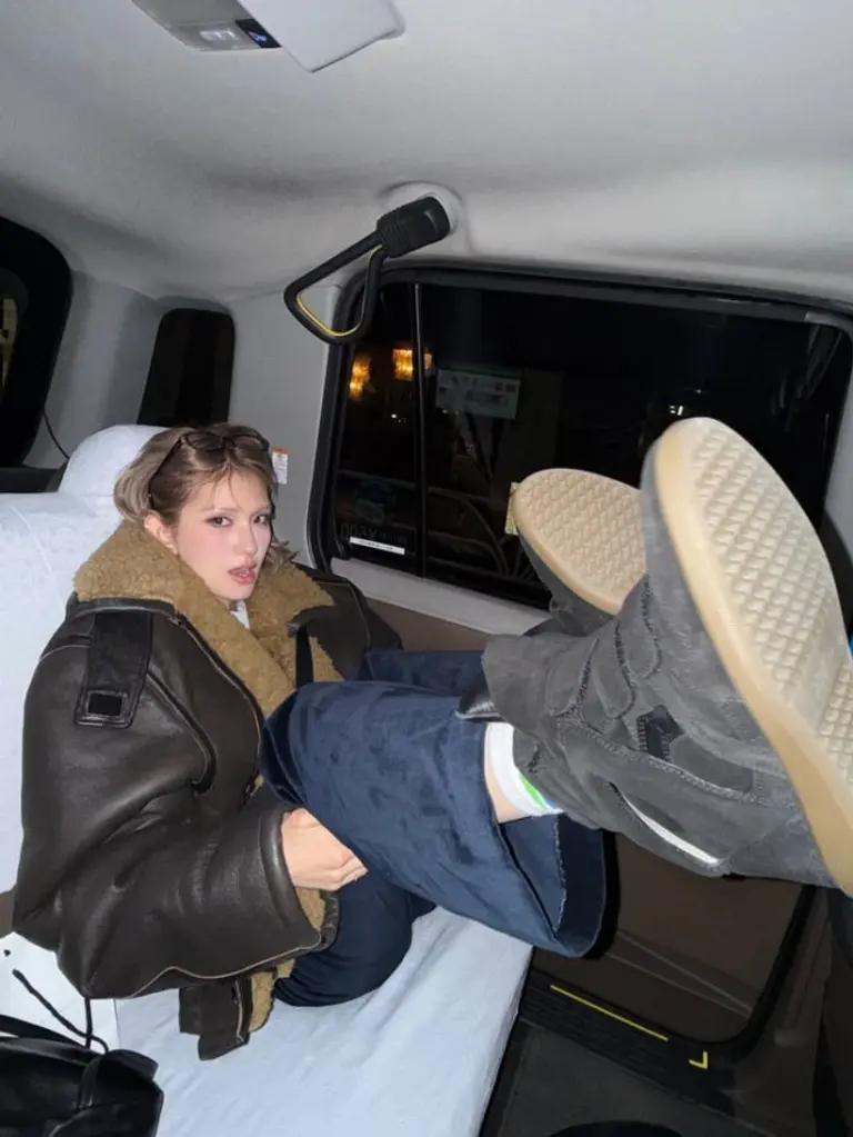 전소미 일본 택시 논란 사진