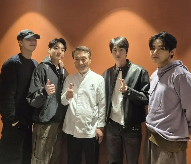 후덕죽 셰프와 방탄소년단