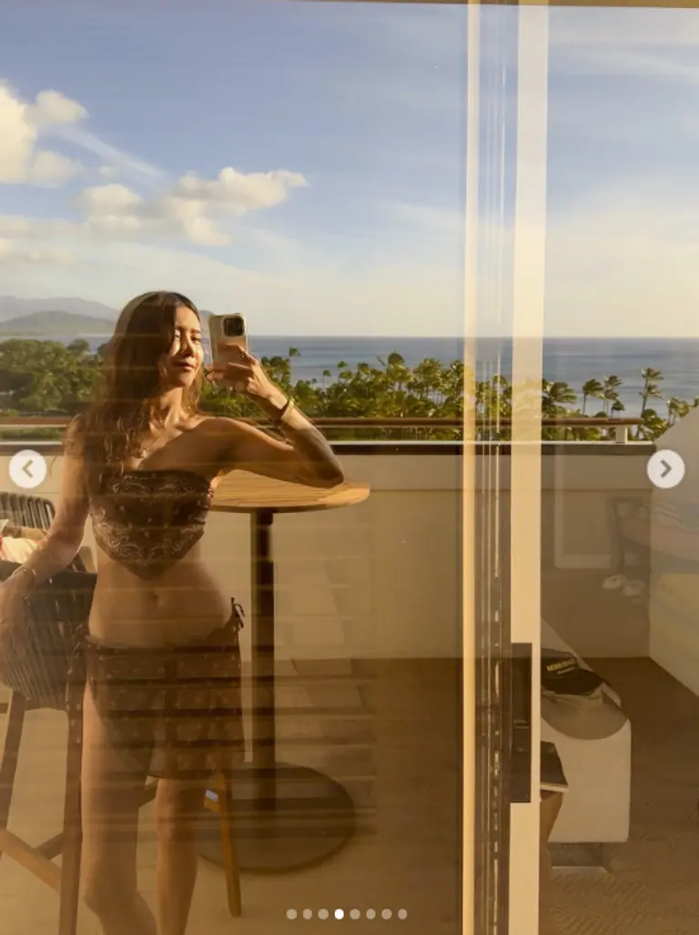 채정안 휴양지 패션