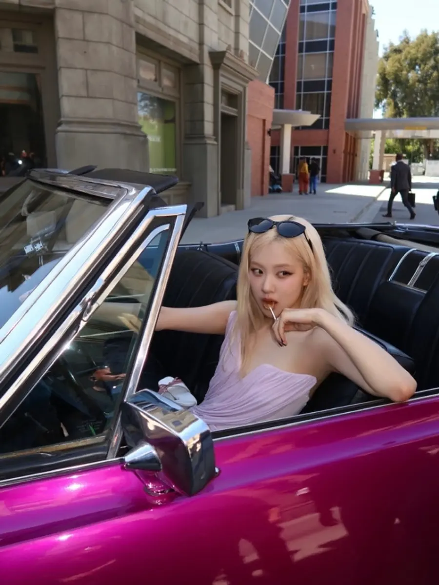 Rosé Convertible Photoshoot