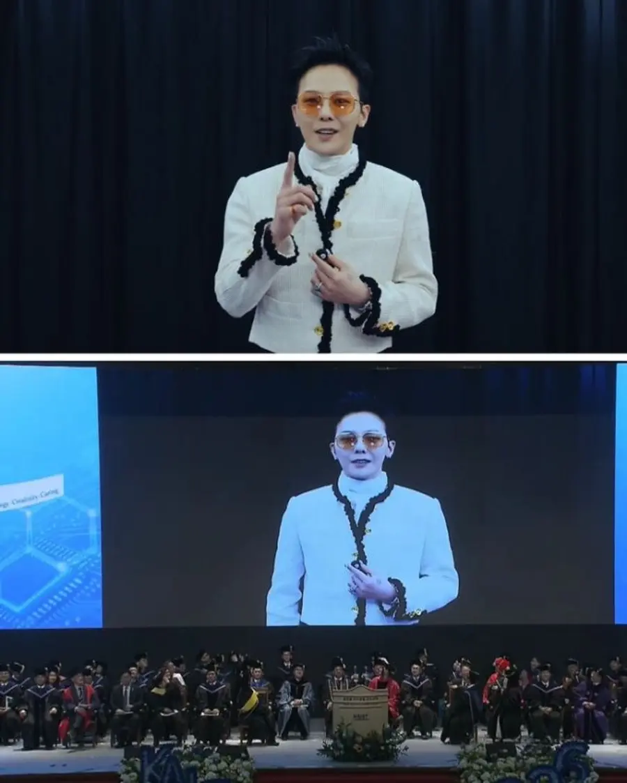 Lời chúc mừng lễ tốt nghiệp KAIST của G-Dragon