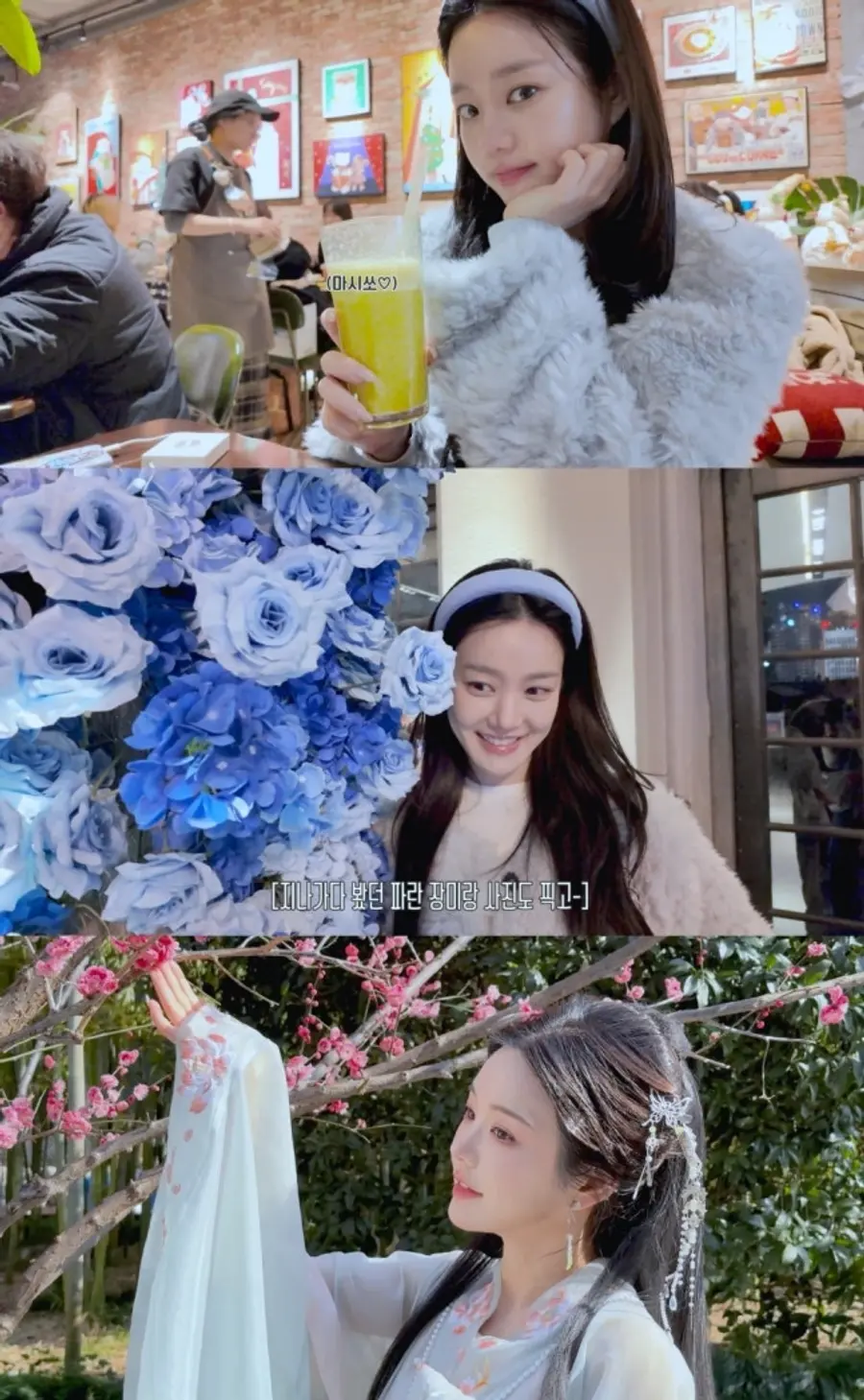 이유비 상하이 왕홍 체험