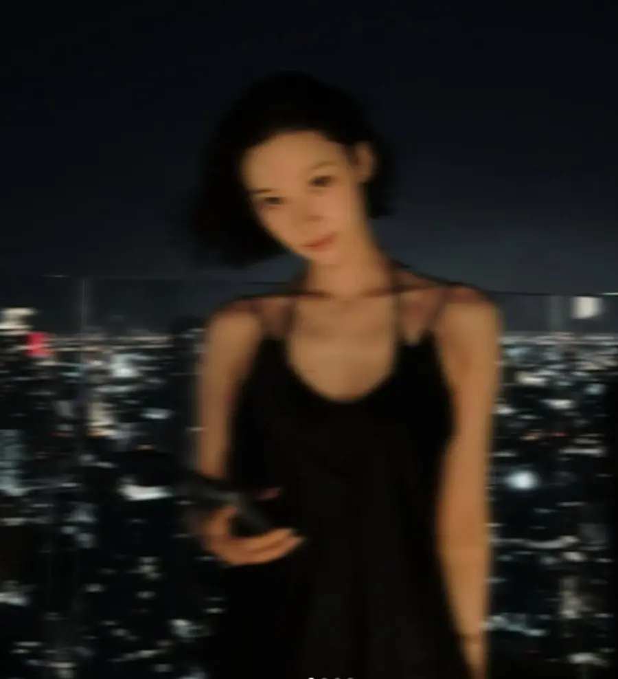 Winter City Night View