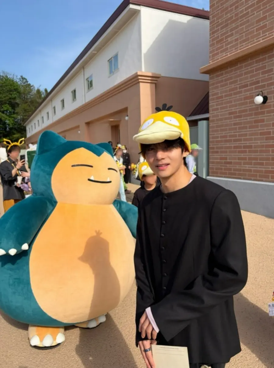 BTS’s V Spotted at a Pokémon Theme Park in Japan… “Looks Like Dr. Oh ...