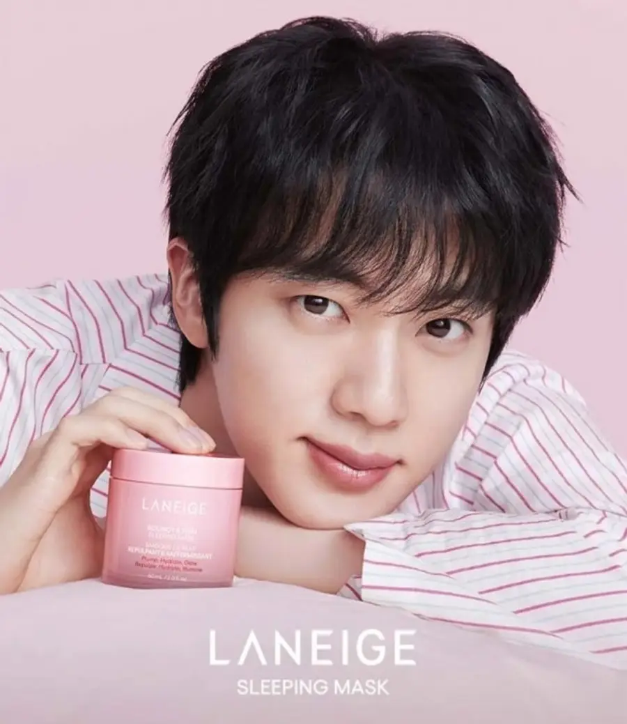 BTS’ Jin sparks delightful sellout frenzy for LANEIGE sleeping mask, showing global beauty ambassador clout