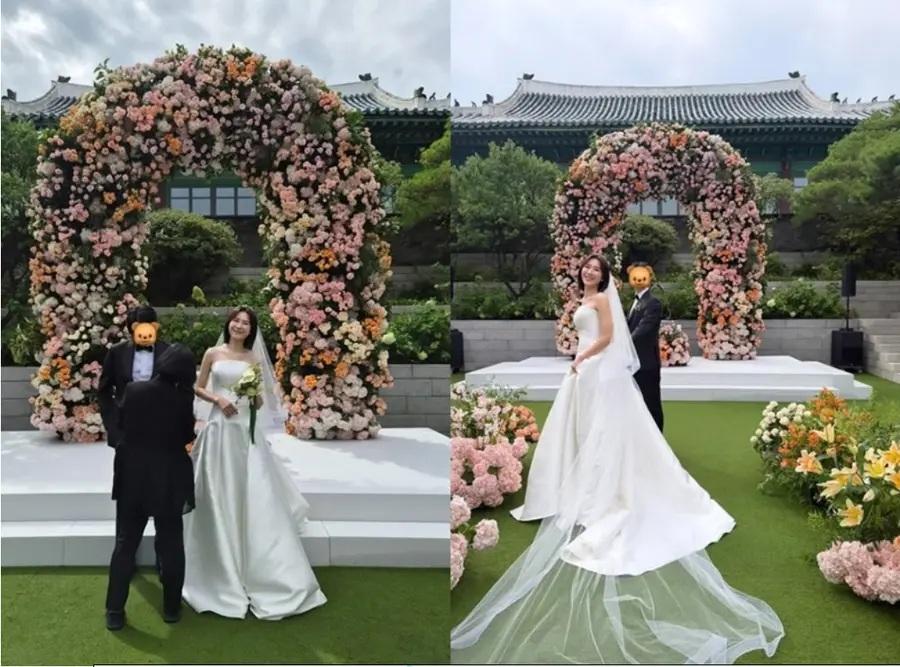 양나래 변호사 결혼…신라호텔 영빈관서 비연예인 남편과 백년가약